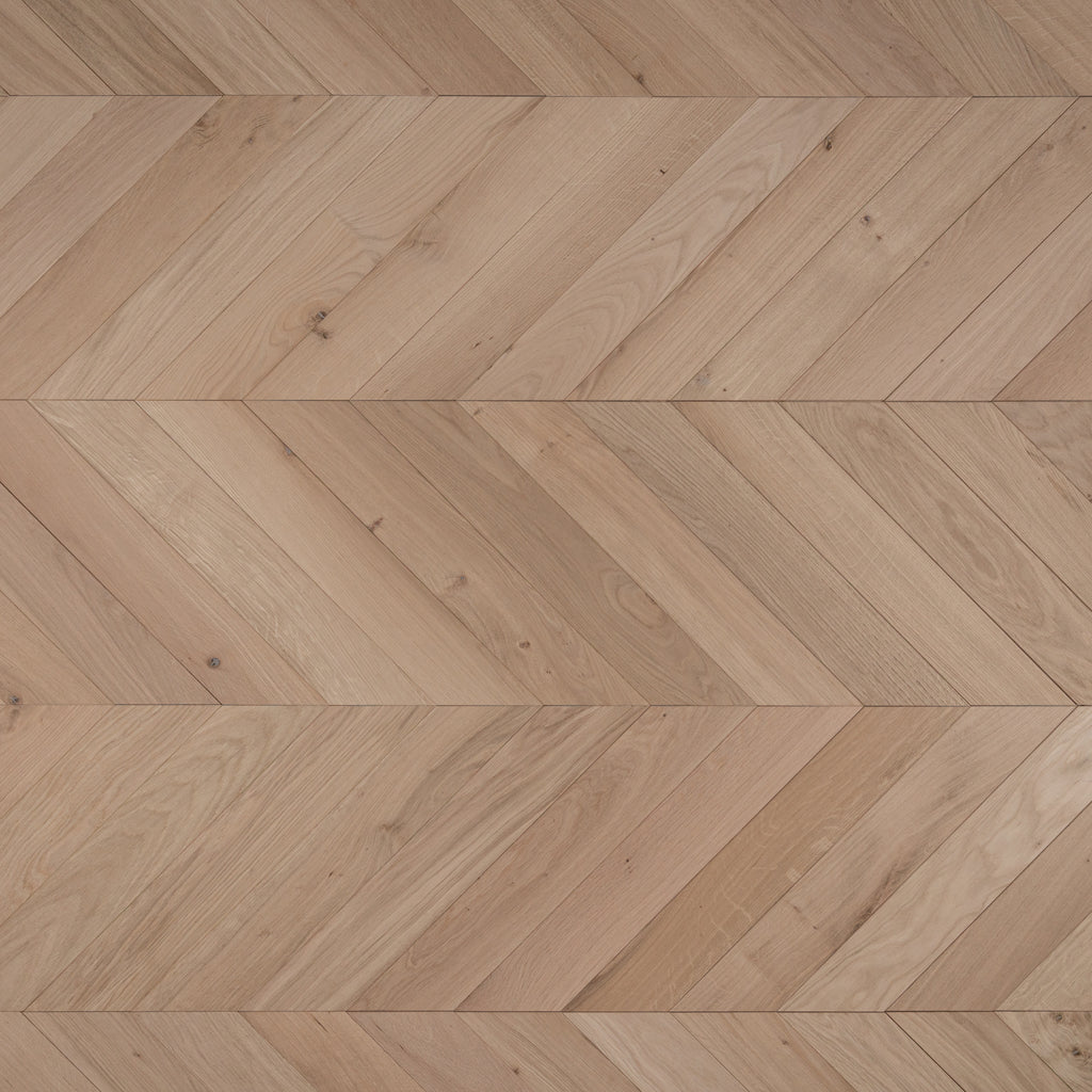 Engineered European White Oak Chevron C1494