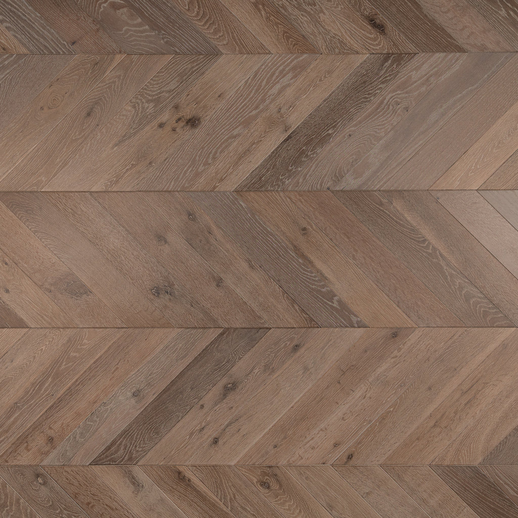 Engineered European White Oak Chevron C149K