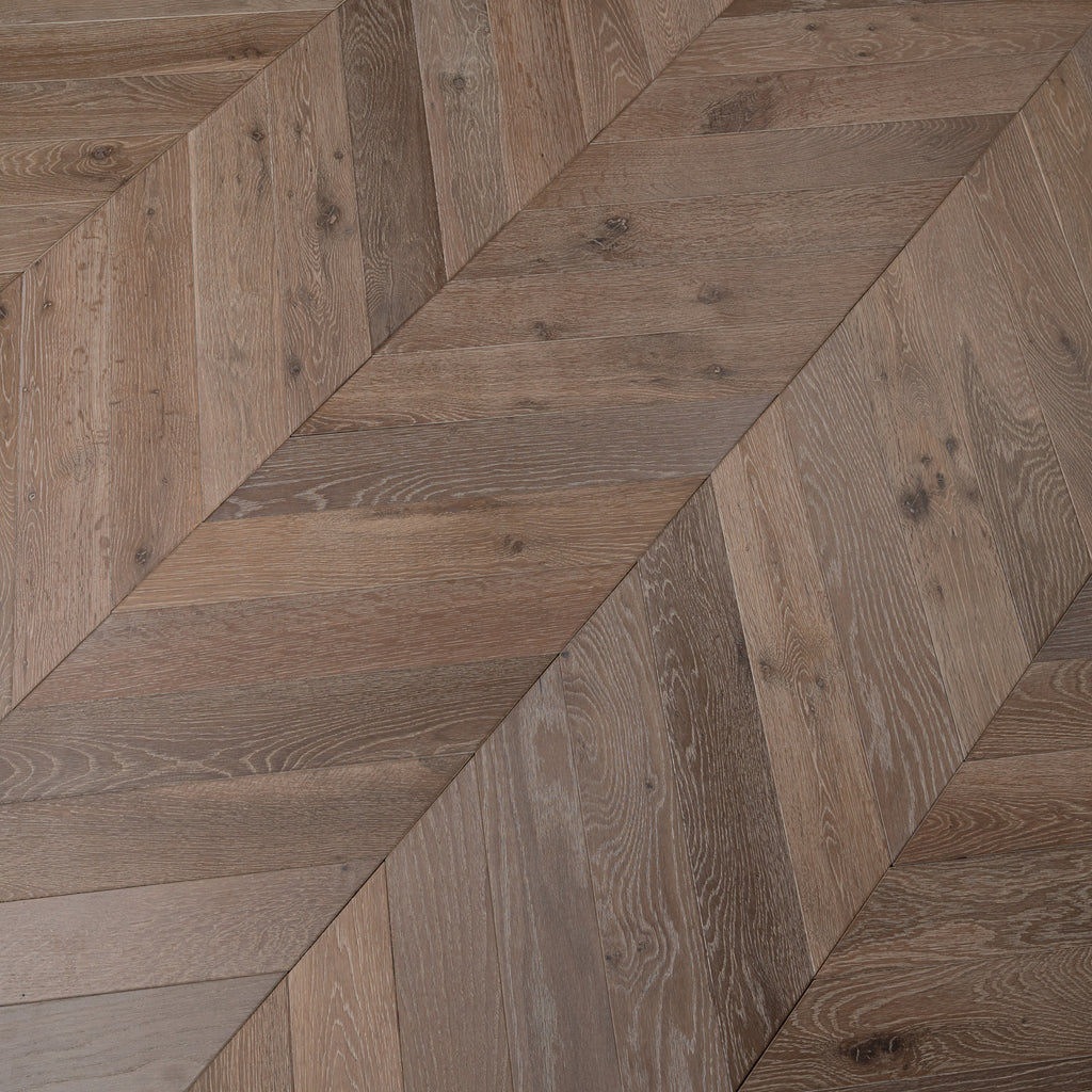 Engineered European White Oak Chevron C149K